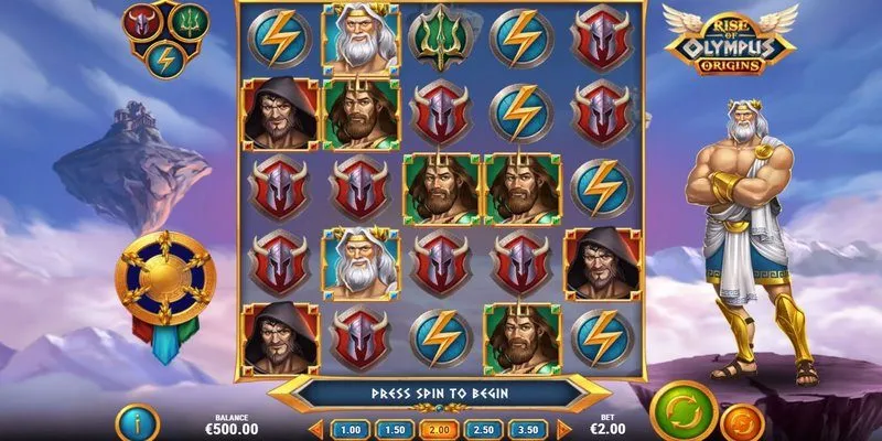 Rise of Olympus biểu tượng đa dạng, thưởng khủng